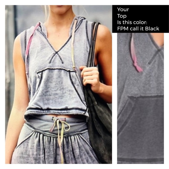 SOLD OUT——-Free People Movement Meadowbrook Sleeveless Hoodie - Picture 3 of 6